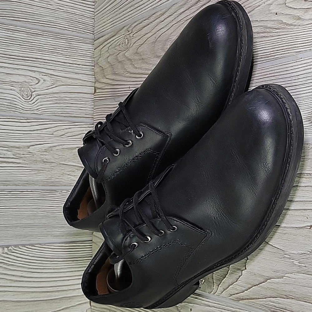 Timberland Black Leather lace Up Oxford Shoes Mens Size 12 - Picture 10 of 14